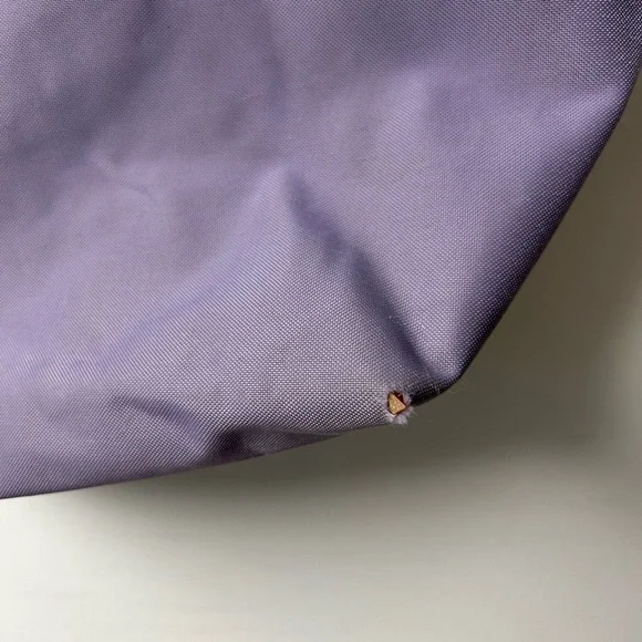 Longchamp Purple Tote with Brown Accents - Picture 9 of 14